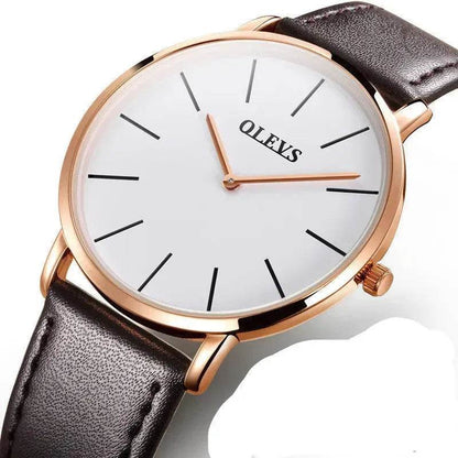 Ultra-thin quartz watch - www.Shopthatapp.com