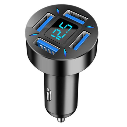 Four-port Car Charger 4USB Car Charger - www.Shopthatapp.com