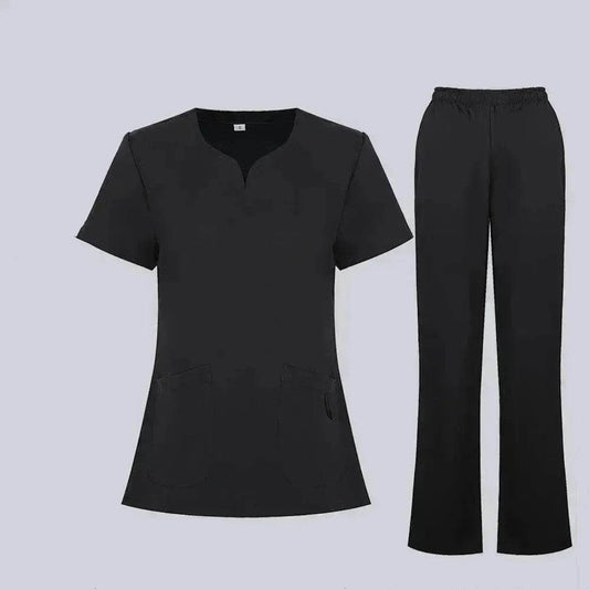 Women Nurse Uniform Female - Hospital Nurse Costume - V Neck Top Pants Set - www.Shopthatapp.com