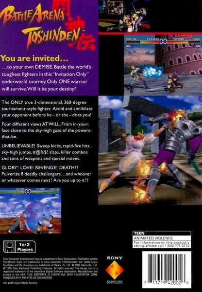 Battle Arena Toshinden (usagé) - www.Shopthatapp.com