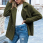 Lapel Winter Fleece Fluffy Jacket Cardigan Sweater for women - www.Shopthatapp.com