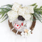 Christmas Wreaths On The Door Artificial Flowers Garland Window Door Hanging Decorative Supplies For Christmas Party New Year - www.Shopthatapp.com