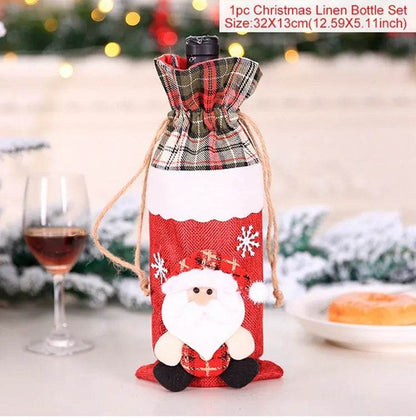 Christmas Decorations Christmas Wine Bottle Socks - www.Shopthatapp.com