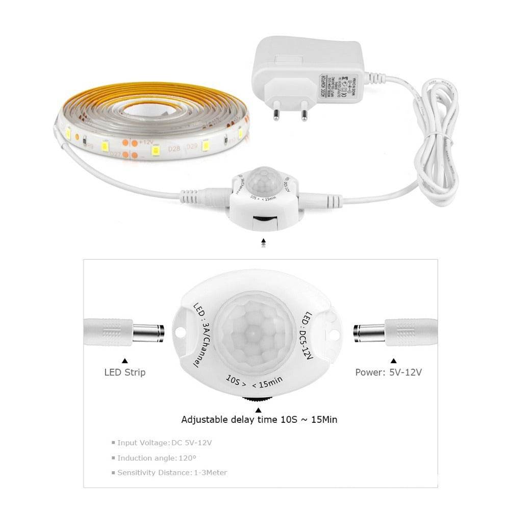 intelligent LED Motion sensor Strip light - www.Shopthatapp.com