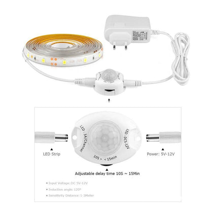intelligent LED Motion sensor Strip light - www.Shopthatapp.com