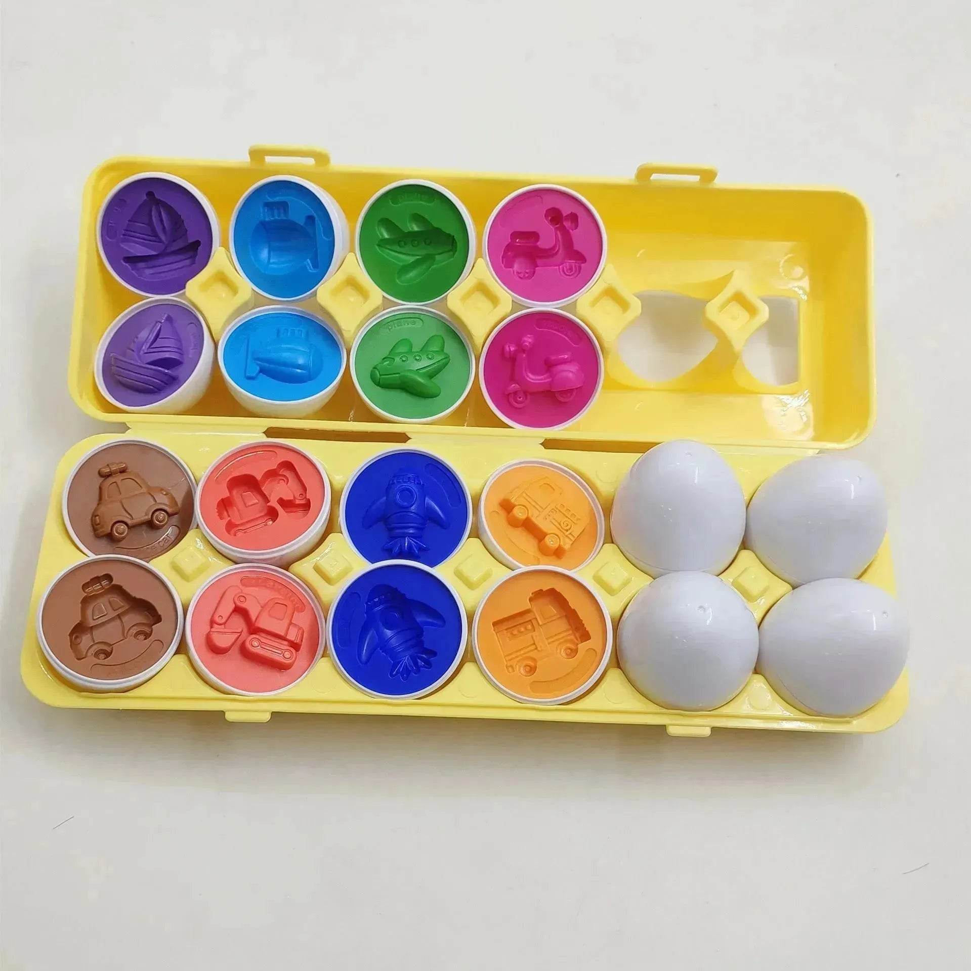 Baby Learning Educational Toy Smart Egg Toy Games Shape Matching Sorters Toys Montessori Eggs Toys For Kids Children - www.Shopthatapp.com