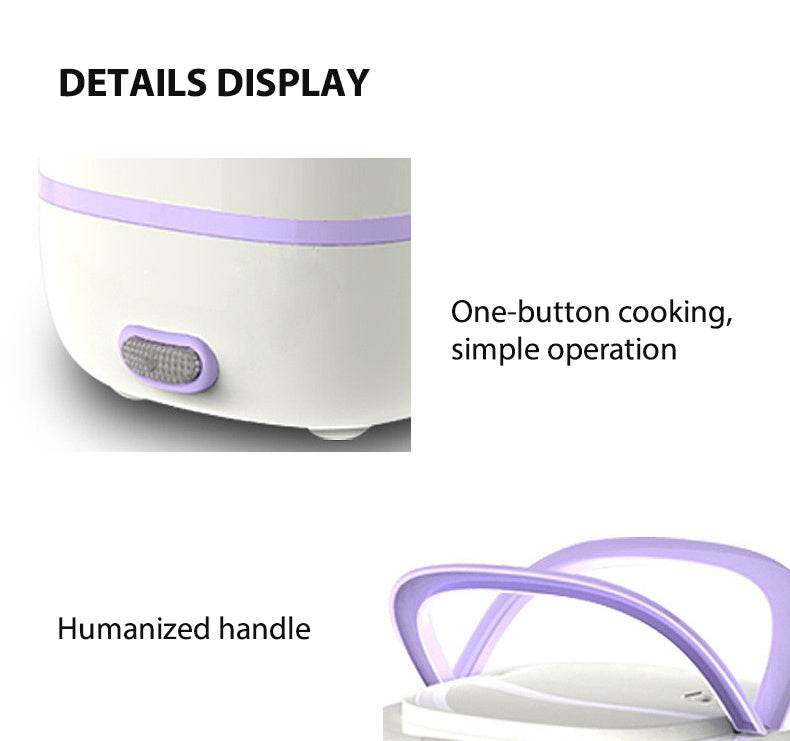 Multi-Function Electric Cooking Lunch Box – Portable & Heated - www.Shopthatapp.com