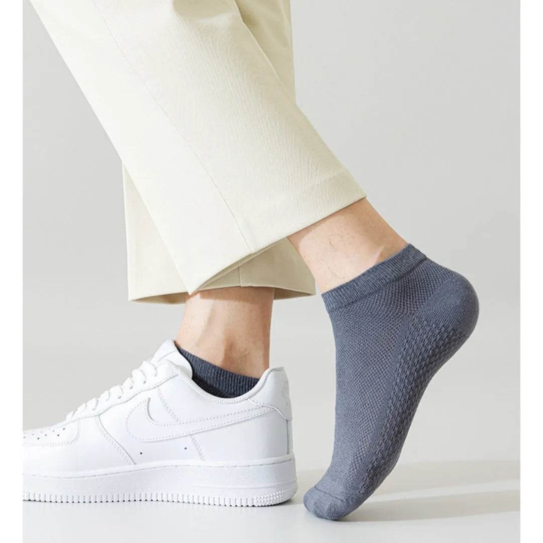 Cotton Anti-Pilling Ankle socks absorbing Invisible Tight Mesh Boat Socks - www.Shopthatapp.com