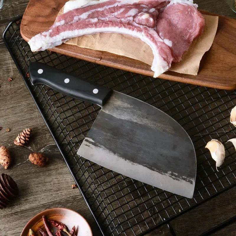 Kitchen Butcher Chef's Knife Kitchen Chopping Knife and Scabbard - www.Shopthatapp.com