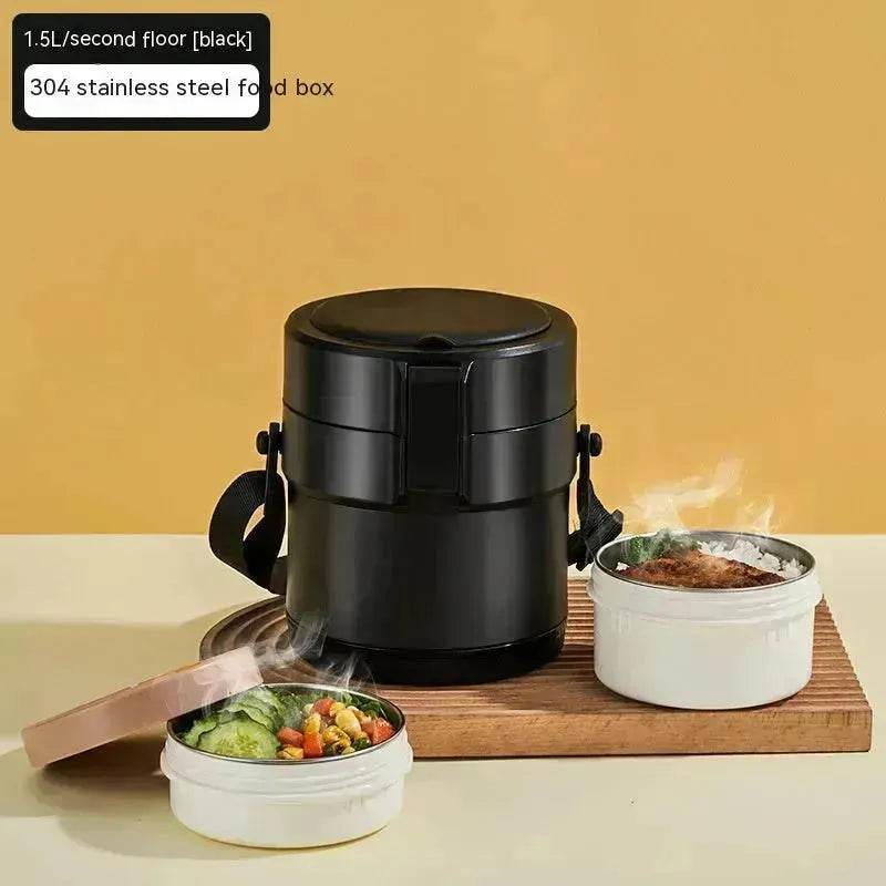 304 Stainless Steel Large Capacity Vacuum Thermal Insulated Lunch Box - www.Shopthatapp.com