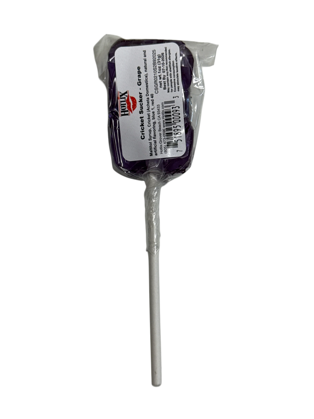 Hotlix Halloween Real Cricket Suckers 31G - U.S Edition - www.Shopthatapp.com