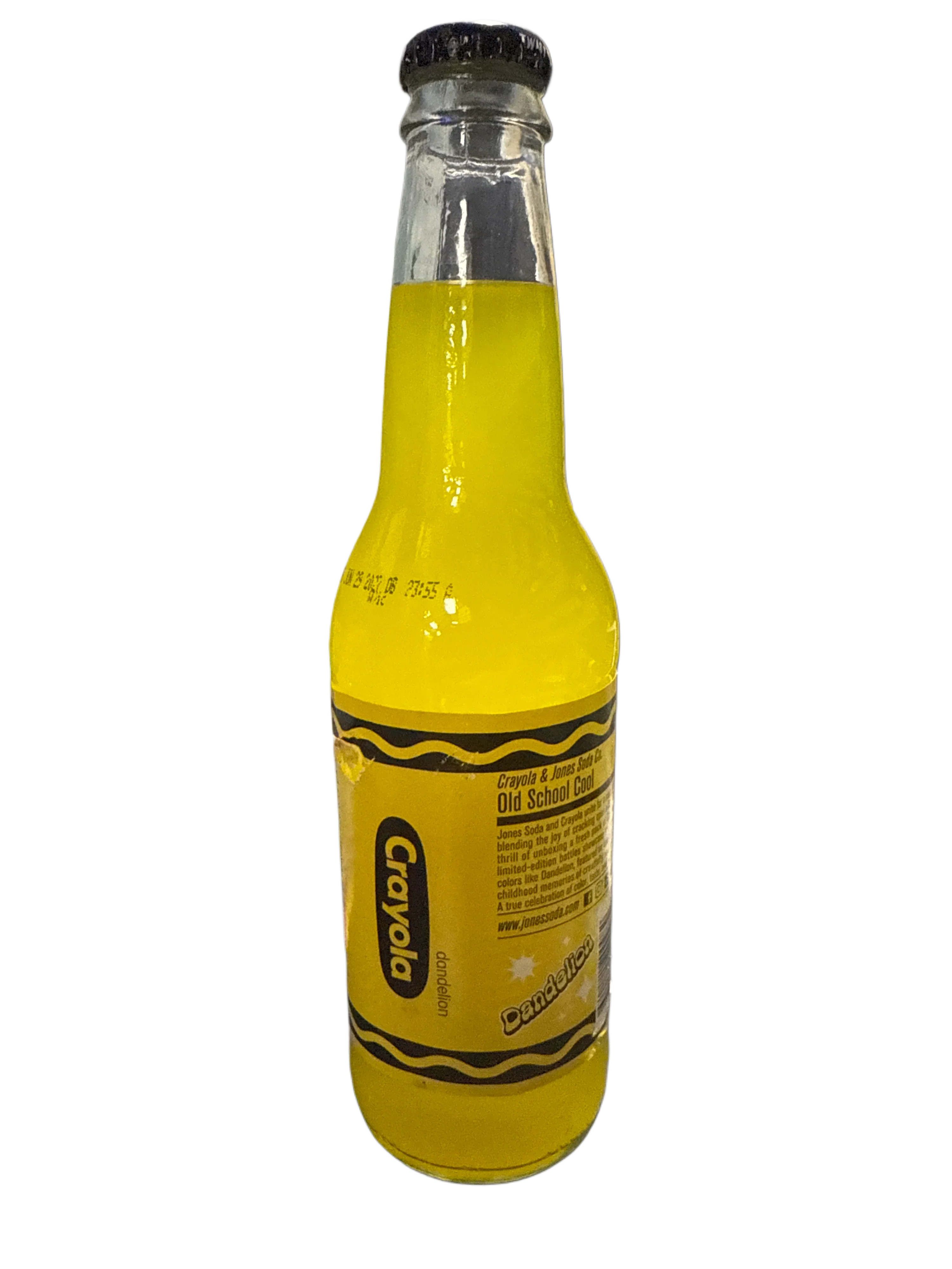 Jones Crayola Limited Edition Pineapple Cream Soda Glass Bottle 355ML - U.S Edition - www.Shopthatapp.com