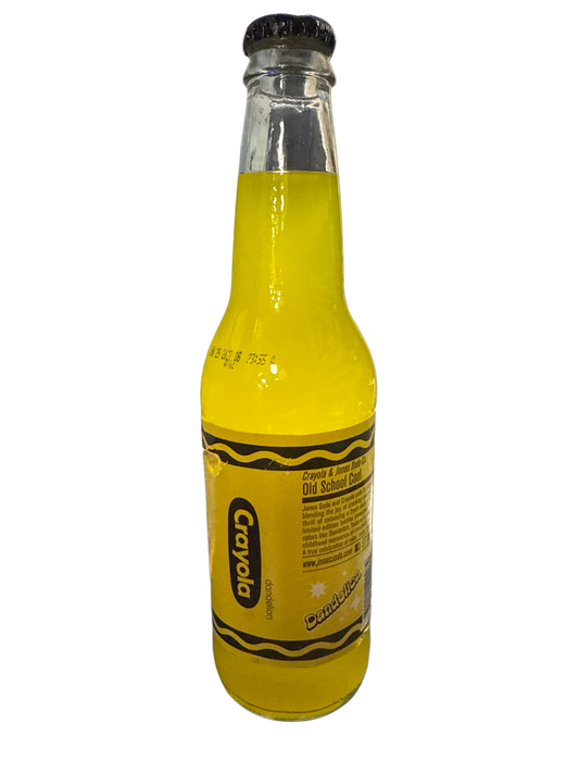 Jones Crayola Limited Edition Pineapple Cream Soda Glass Bottle 355ML - U.S Edition - www.Shopthatapp.com