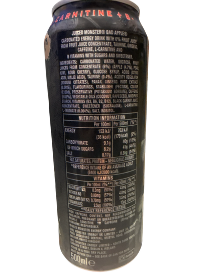 Monster Energy Bad Apple Flavour 500ML - U.K Edition - www.Shopthatapp.com