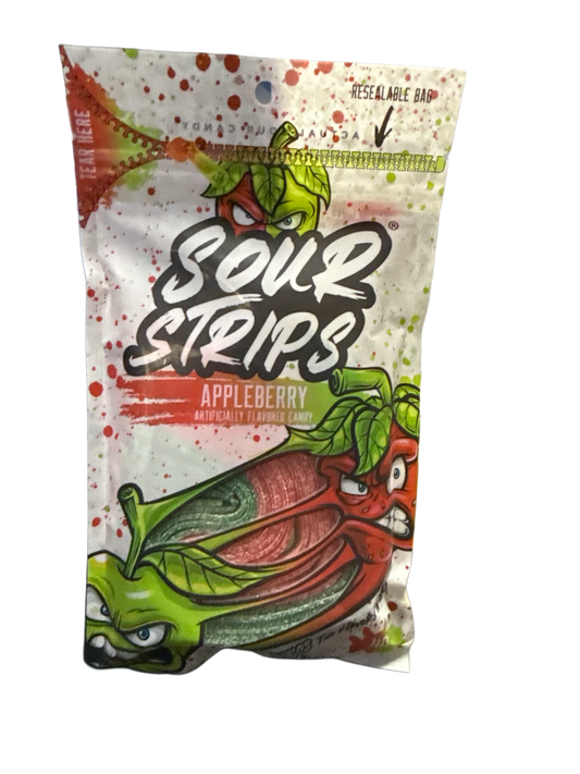 Sour Strips Appleberry Flavour 96G - U.S Edition - www.Shopthatapp.com