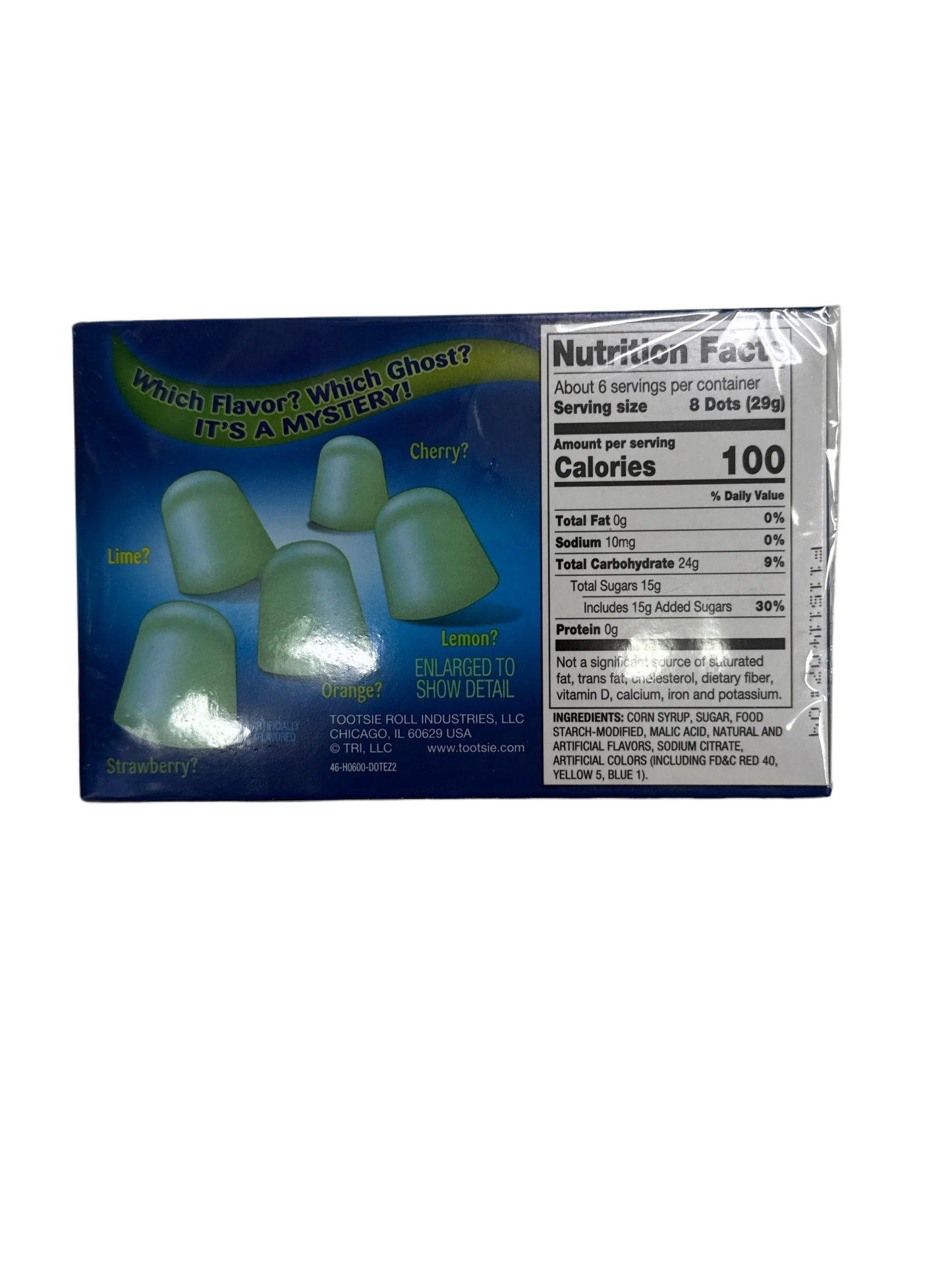 Tootsies Halloween Dots Ghost Mystery Flavours 170G -U.S Edition