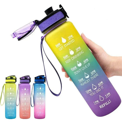 1L Tritan Hydrated Water Bottle for Sport Fitness - www.Shopthatapp.com #
