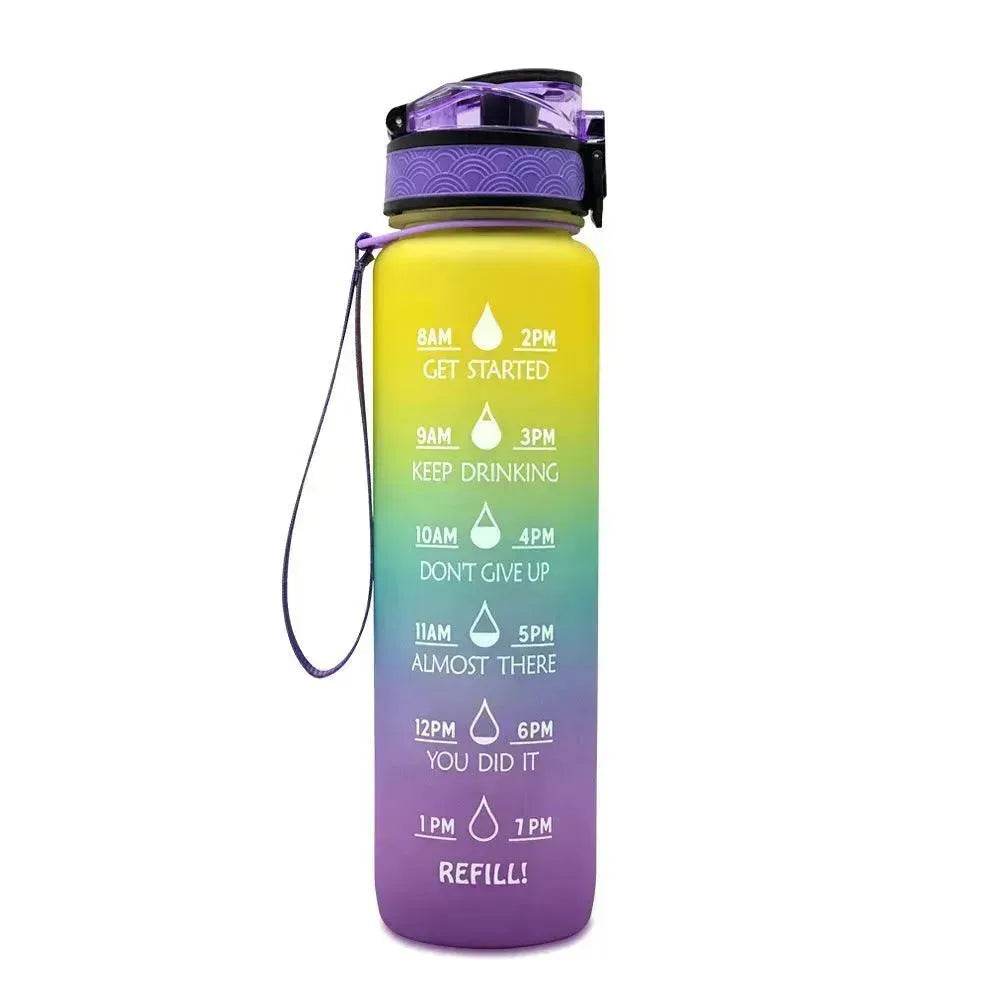 1L Tritan Hydrated Water Bottle for Sport Fitness - www.Shopthatapp.com #