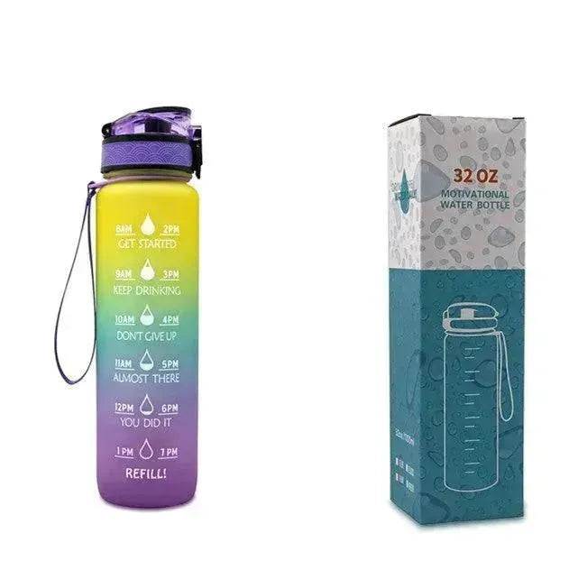 1L Tritan Hydrated Water Bottle for Sport Fitness - www.Shopthatapp.com #