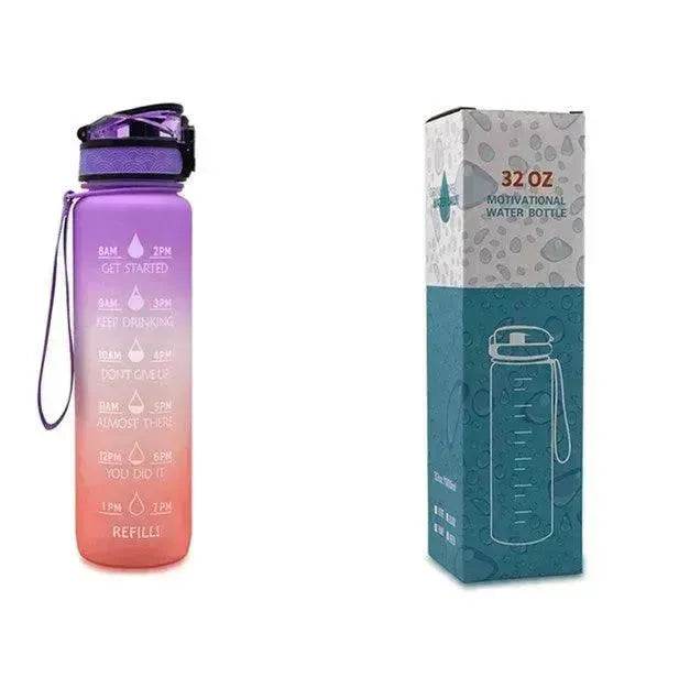 1L Tritan Hydrated Water Bottle for Sport Fitness - www.Shopthatapp.com #