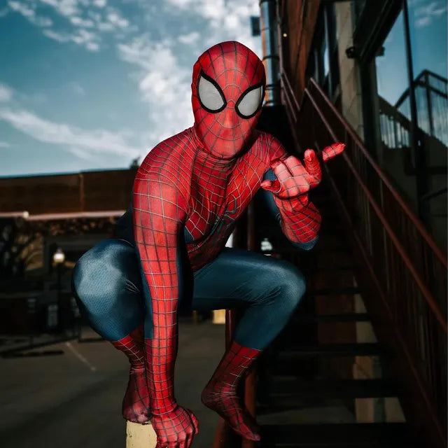 Super Hero Amazing Spider Cosplay Full Bodysuit Halloween Costume Zentai - www.Shopthatapp.com
