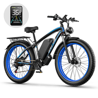 E·BYCCO&GAMVIRE 24''/26'' V7 Long Range Electric Bike Peak 2000W/2500W 52V 19.2Ah/32Ah - www.Shopthatapp.com