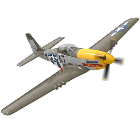 P51D RC Airplane with Mode 1 Transmitter | 4-Channel Brushless & XPilot Stabilizer - www.Shopthatapp.com