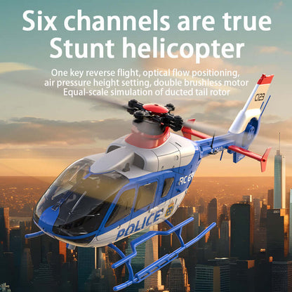 RC ERA C123 6CH Brushless RC Helicopter with Optical Flow, 3 Speed, 1-3 Batteries - www.Shopthatapp.com