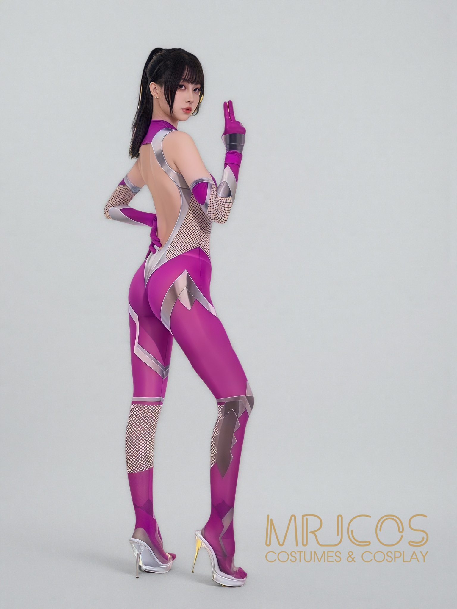 Anime Style Sheer 10D Nylon Full Bodysuit See Through Body Stocking Lingerie - www.Shopthatapp.com