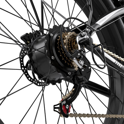 GAMVIRE 26" V7 Electric Bike 59 KM/H 1500W Peak 2000W 52V 19.2AH Battery - www.Shopthatapp.com