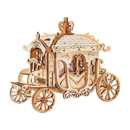 DIY 3D Classic Carriage Wooden Puzzle | Kidstoylover - www.Shopthatapp.com