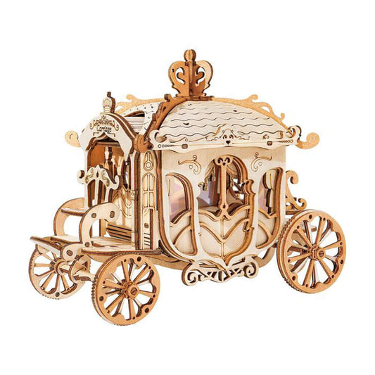 DIY 3D Classic Carriage Wooden Puzzle | Kidstoylover - www.Shopthatapp.com