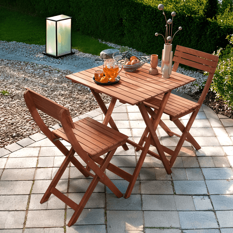 Foldable Bistro Table and Chairs Set - www.Shopthatapp.com