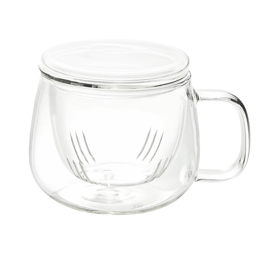 Tasse à thé en verre avec infuseur pour thé en vrac