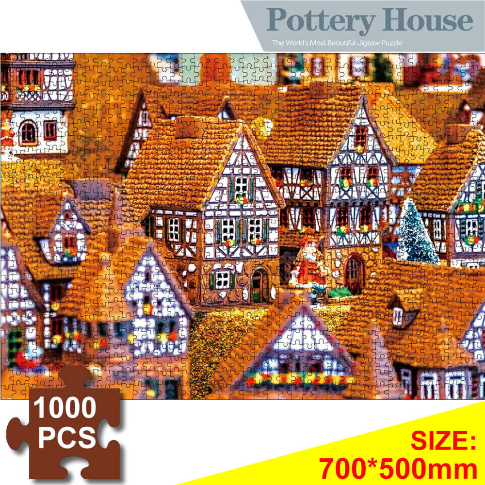1000-Pc 'Pottery House' Jigsaw | Kidstoylover Puzzles - www.Shopthatapp.com