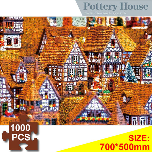 1000-Pc 'Pottery House' Jigsaw | Kidstoylover Puzzles - www.Shopthatapp.com