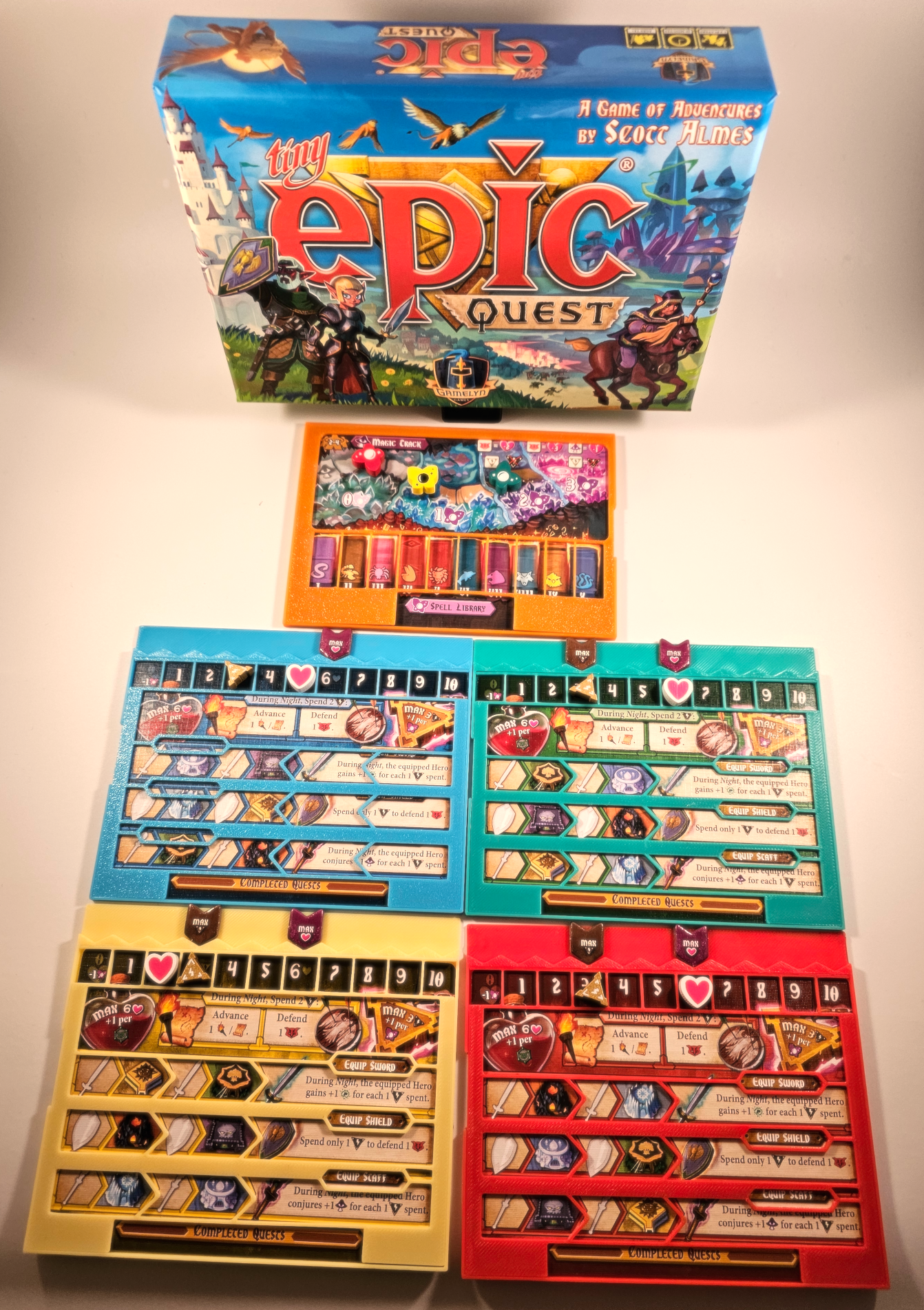 Tiny Epic Quest Player & Magic Dashboards - www.Shopthatapp.com