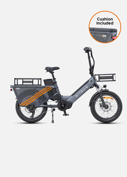 ENGWE LE20 250W Mid-drive Torque sensor Step-Thru Cargo Ebike - www.Shopthatapp.com