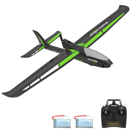 Ranger 600 RC-Flugzeug – 4-Kanal, 40 Minuten Flugzeit, Doppelbatterien, anfängerfreundlich