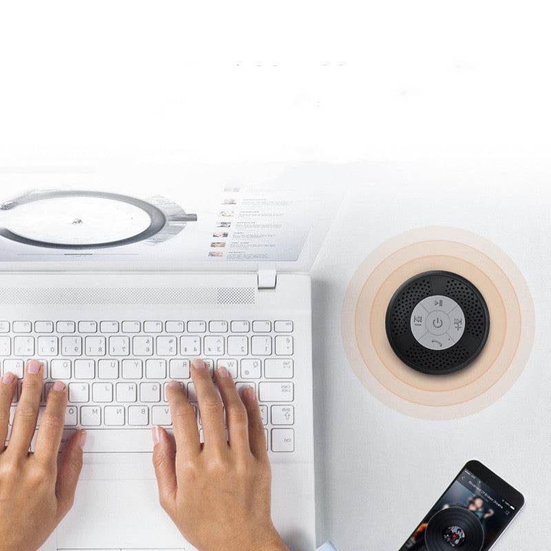 Portable Suction Subwoofer Stereo Waterproof Bluetooth Speaker - www.Shopthatapp.com