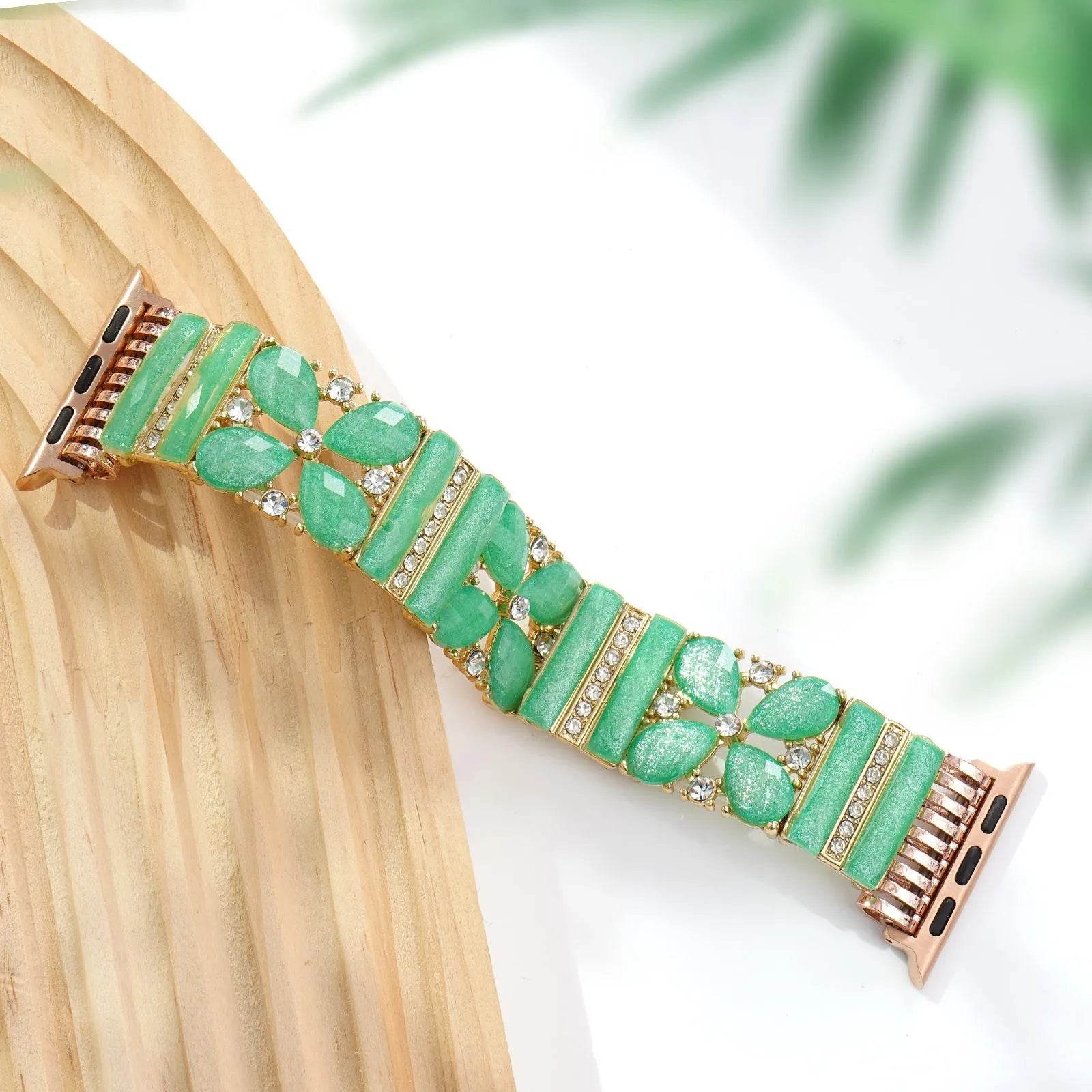 Strap Green Jewelry Watch Band Bracelet women - www.Shopthatapp.com