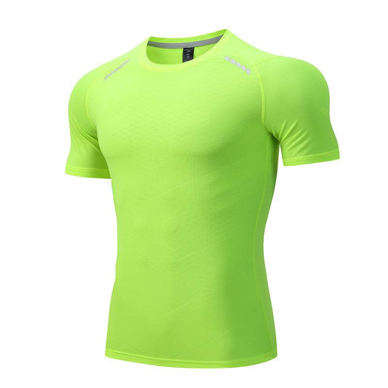 Muscle fit Gym T-shirt exercise shirts men's athletic shirt