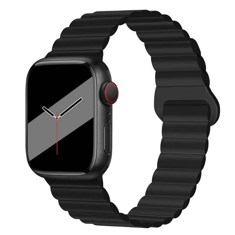 Band Silicone Magnetic Watch Strap - www.Shopthatapp.com