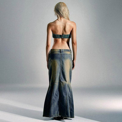 Women's Fashion Personality Denim Skirt - www.Shopthatapp.com