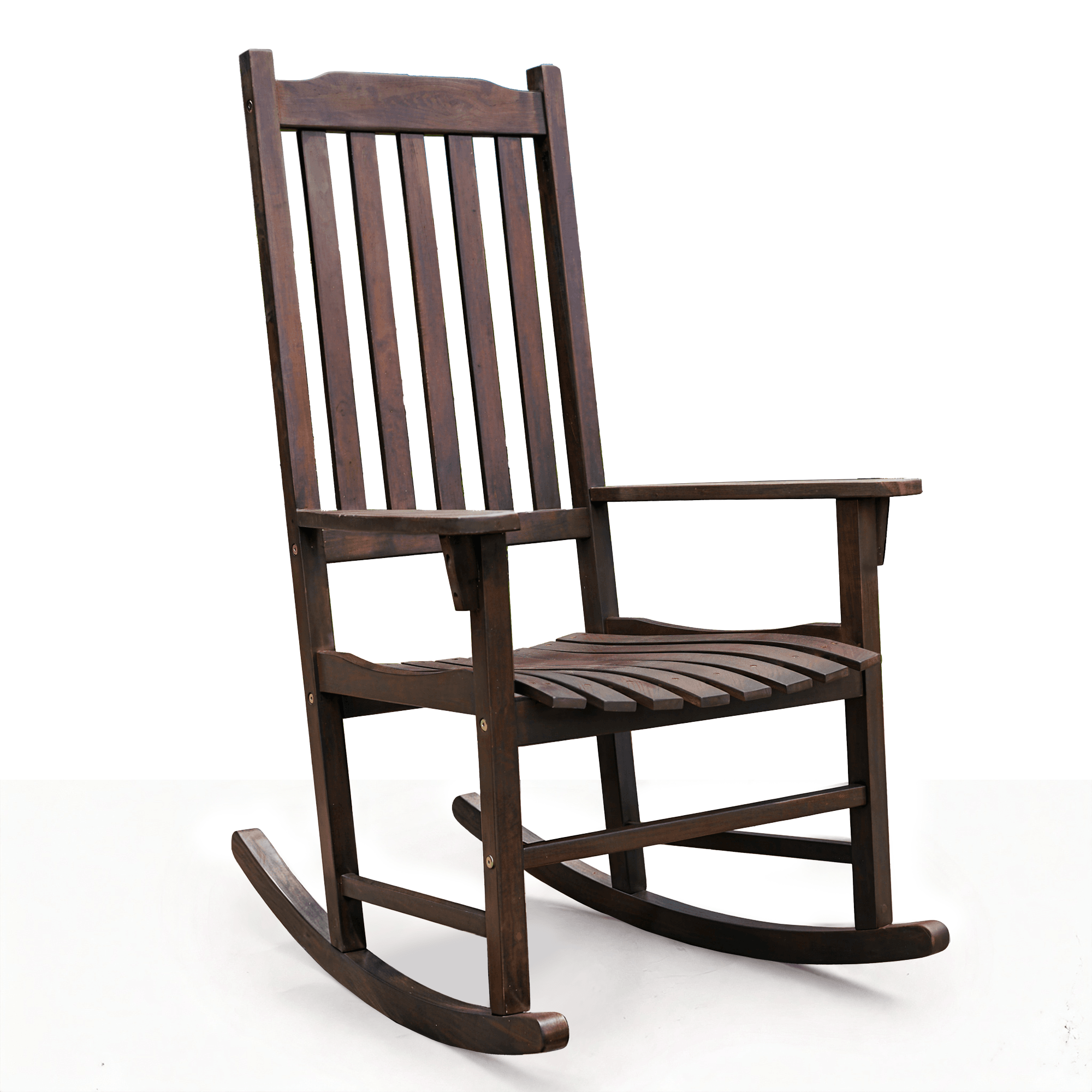 Tranquillo Oasis Wooden Rocking Chair for Patio, Porch, or Indoor Use - www.Shopthatapp.com