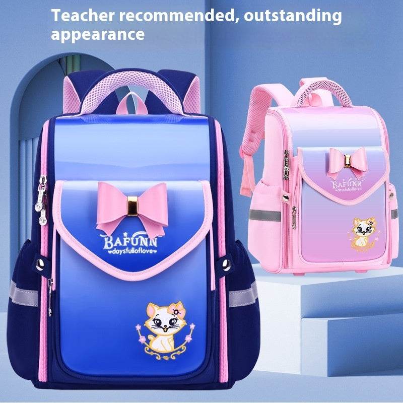 Large Capacity Children Reduce Study Load Protection School Bag - www.Shopthatapp.com
