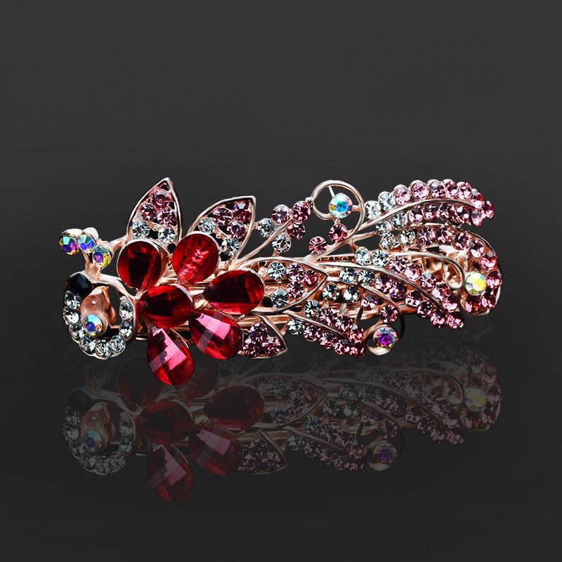 Rhinestone bow hair clip Accessories - www.Shopthatapp.com