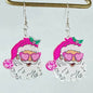 Acrylic Earrings Christmas Cute Cartoon Christmas Santa Claus Tree Football Lightning Earrings Jewelry - www.Shopthatapp.com