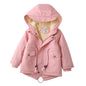 Children Cashmere Hoodie Windproof Winter jacket kids - www.Shopthatapp.com