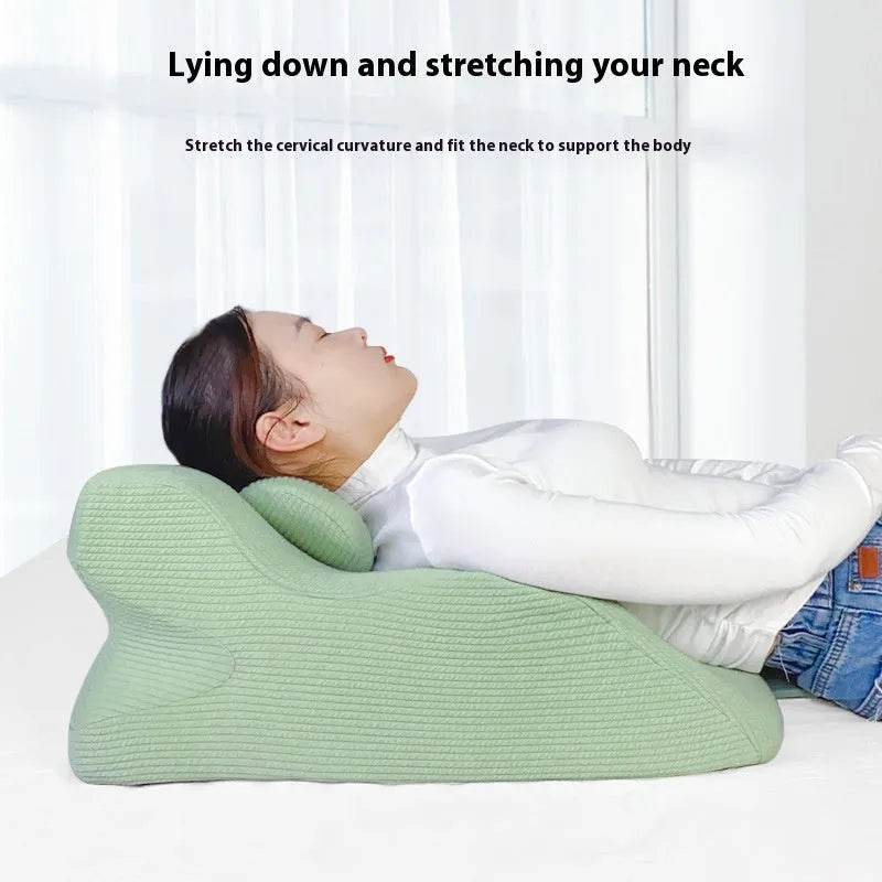 Sleeping Y-shaped Pillow Bed Watch Mobile Phone Memory Foam Pillow Neck Protector - www.Shopthatapp.com